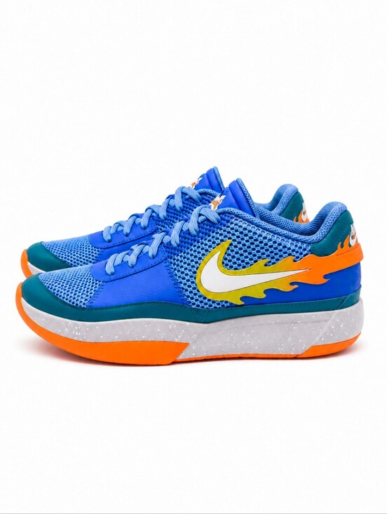 Nike Other - NIKE BLUE JA 1 "Backyard BBQ" BASKETBALL SNEAKERS Boys Size 7 Women's Size 8.5